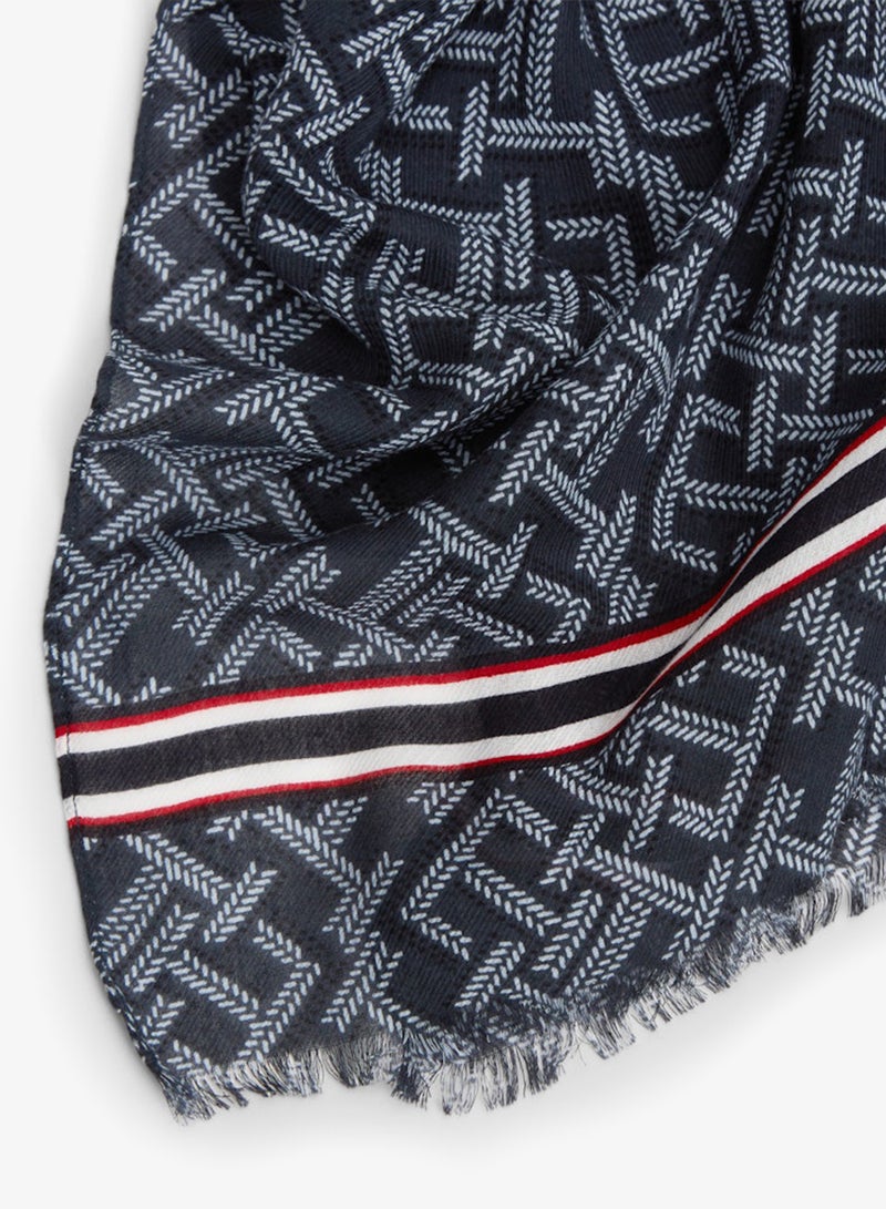 TOMMY HILFIGER TH Monogram Lightweight Scarf - Image 4